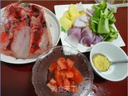 Make Fish Head Stewed with Coffee step 0