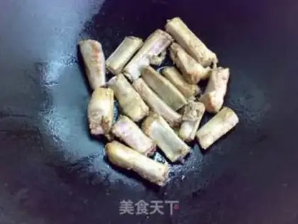 Make Mature vinegar pork ribs step 3