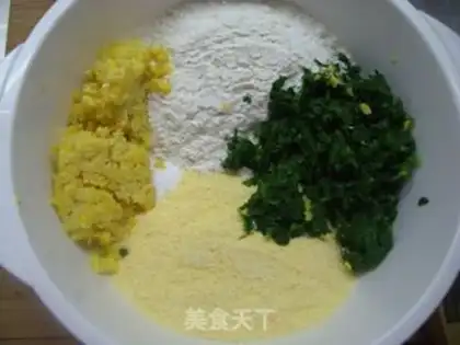 Make Corn flour and vegetable buns step 3