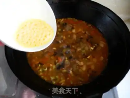 Make noodles with diced step 15