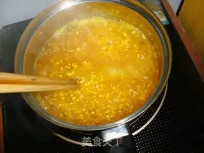 Make Dragon fruit sago in coconut juice step 4
