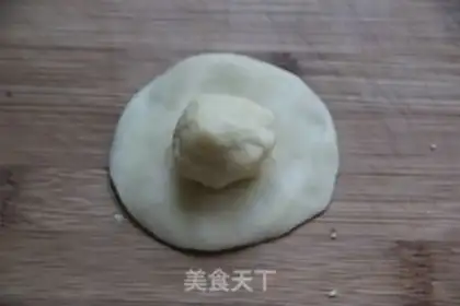 Make Red bean sesame crisp step 2