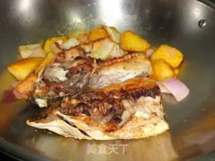Make Fish Head Stewed with Coffee step 6
