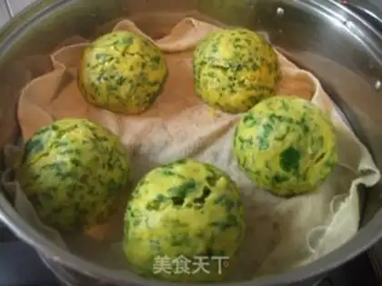 Make Corn flour and vegetable buns step 8