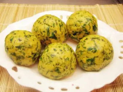 Make Corn flour and vegetable buns step 9