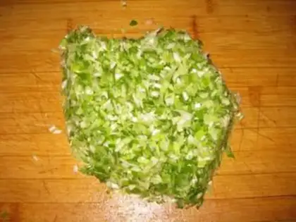 Make Steamed buns with pork and green onions step 3