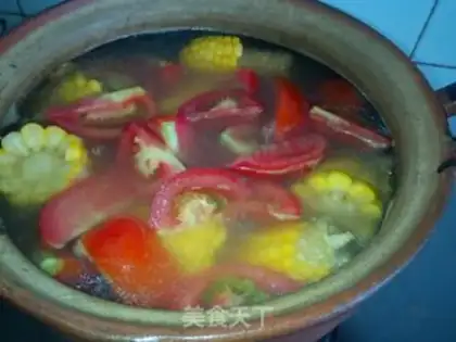 Make Tomato, potato and corn soup step 2
