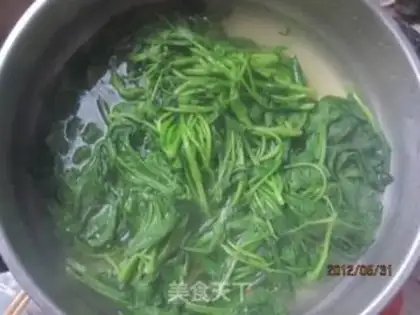 Make Spinach duck egg cake step 6