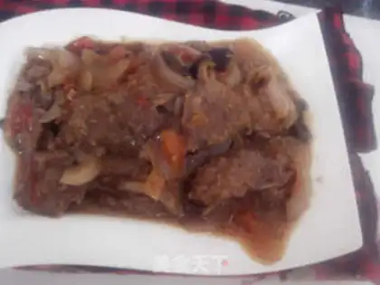Make Stewed beef with onions step 11