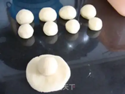 Make egg yolk cake step 7