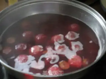 Make Red bayberry and sour plum soup step 3