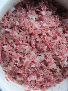 Make Soba noodles and onion beef dumplings step 6