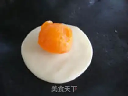 Make egg yolk cake step 16