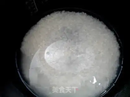 Make Crispy rice with black pepper and potatoes step 2