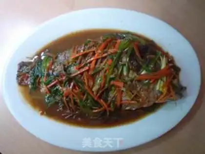 Make Braised tilapia step 7