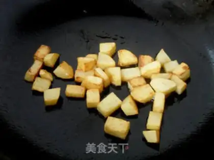 Make Crispy rice with black pepper and potatoes step 6
