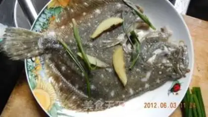 Make Steamed turbot step 1