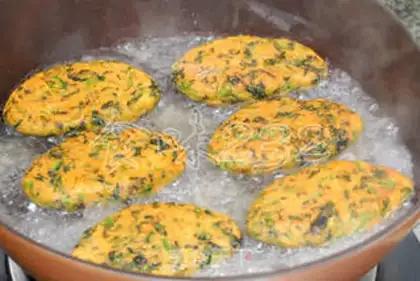Make amaranth corn cake step 6