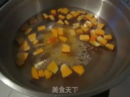 Make Sweet dates and pumpkin rice porridge step 3