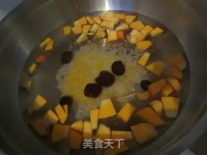 Make Sweet dates and pumpkin rice porridge step 4
