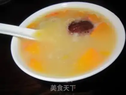 Make Sweet dates and pumpkin rice porridge step 5