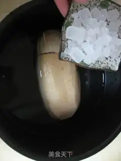 Make Osmanthus glutinous rice lotus root step 7