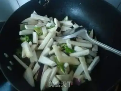 Make Sauteed eggplant and spicy western food step 4
