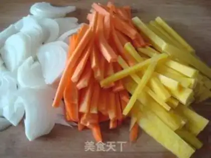 Make pilaf with minced meat step 2