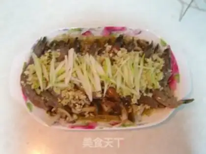 Make Steamed prawns with garlic shark