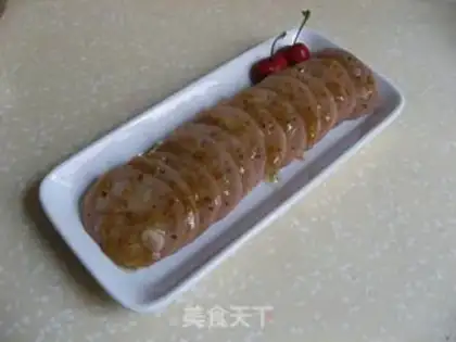Make Osmanthus glutinous rice lotus root step 10