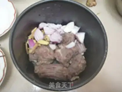 Make Stewed tea tree mushroom with oxtail step 5