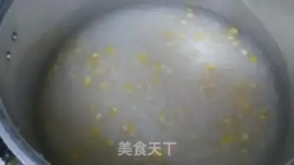 Make sweet corn porridge step 3