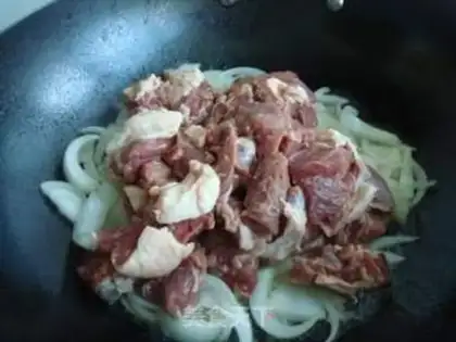 Make pilaf with minced meat step 6