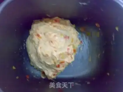 Make Colorful fruit toast step 7