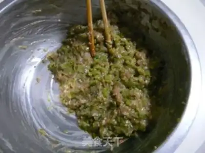 Make Fried buns filled with celery step 6
