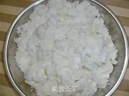 Make Date paste yam cake step 3