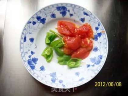 Make stir-fried belly crotch with tomato and cauliflower step 4