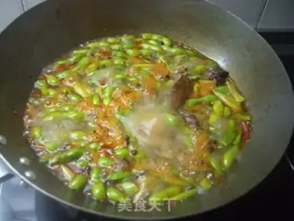 Make Spicy edamame step 7