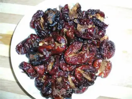 Make Date paste yam cake step 5