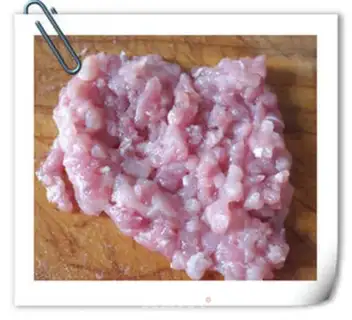 Make Sea cucumber with minced pork step 1