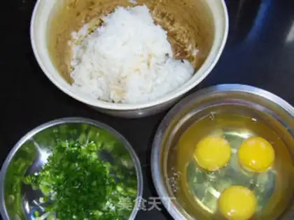 Make egg fried rice step 0
