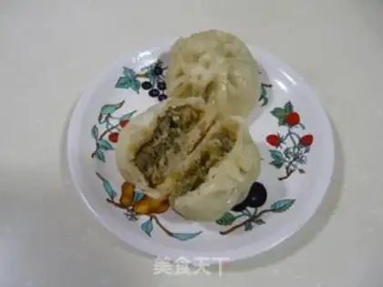Make Fried buns filled with celery step 12