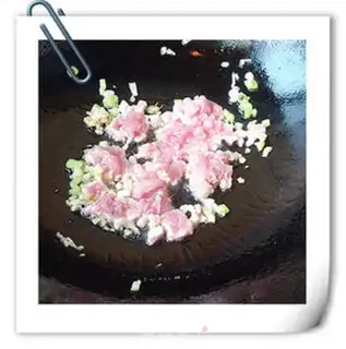 Make Sea cucumber with minced pork step 4