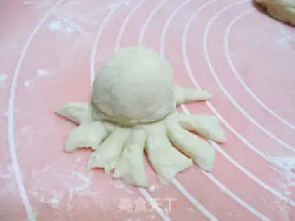 Make Little octopus bread step 5