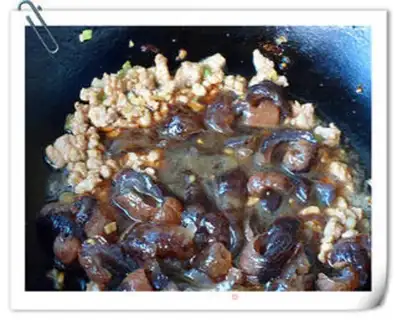 Make Sea cucumber with minced pork step 6