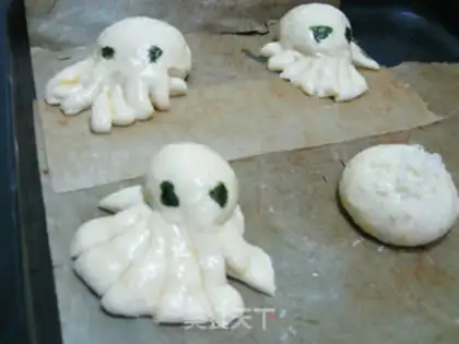 Make Little octopus bread step 7