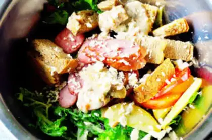 Make Caesar salad step 4