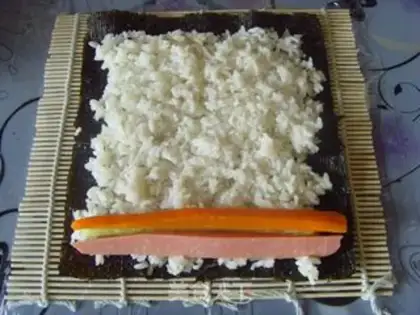 Make sushi step 3