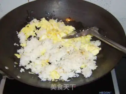 Make egg fried rice step 8