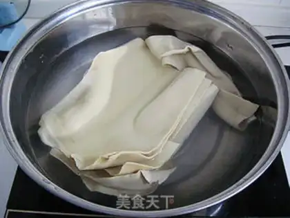 Make Boiled dried tofu step 0